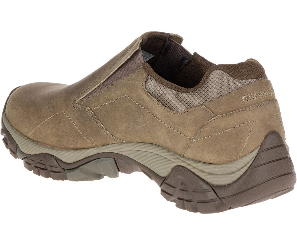 Merrell Slip Ons Olive - Moab Adventure Moc Wide Width - Mens 28KOSDTGA